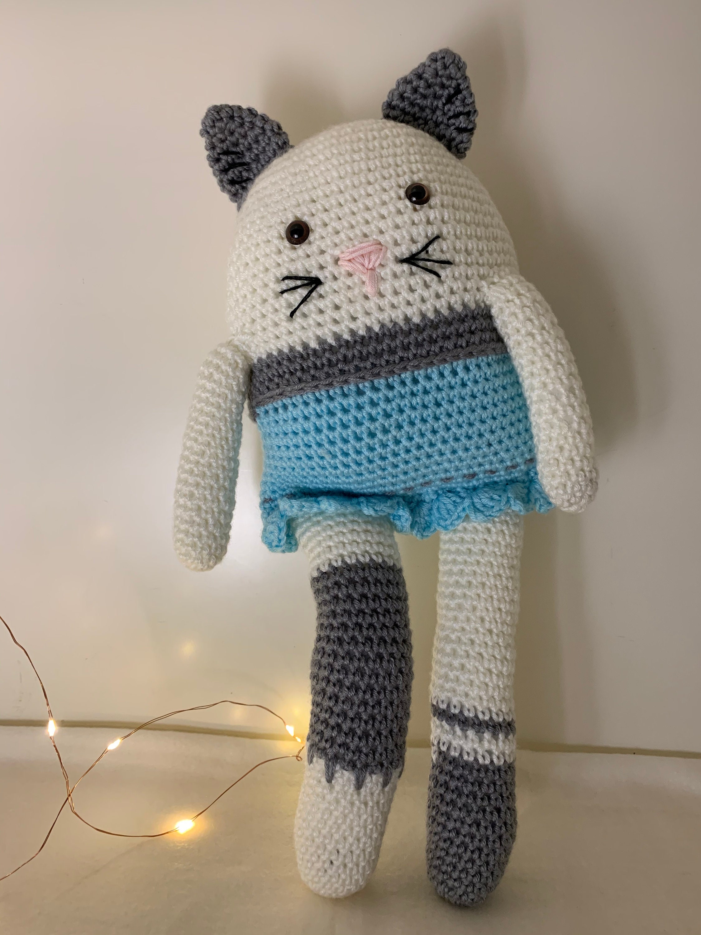 Amigurumi cat amigurumi cat toy for kidscrochet puppet | Etsy