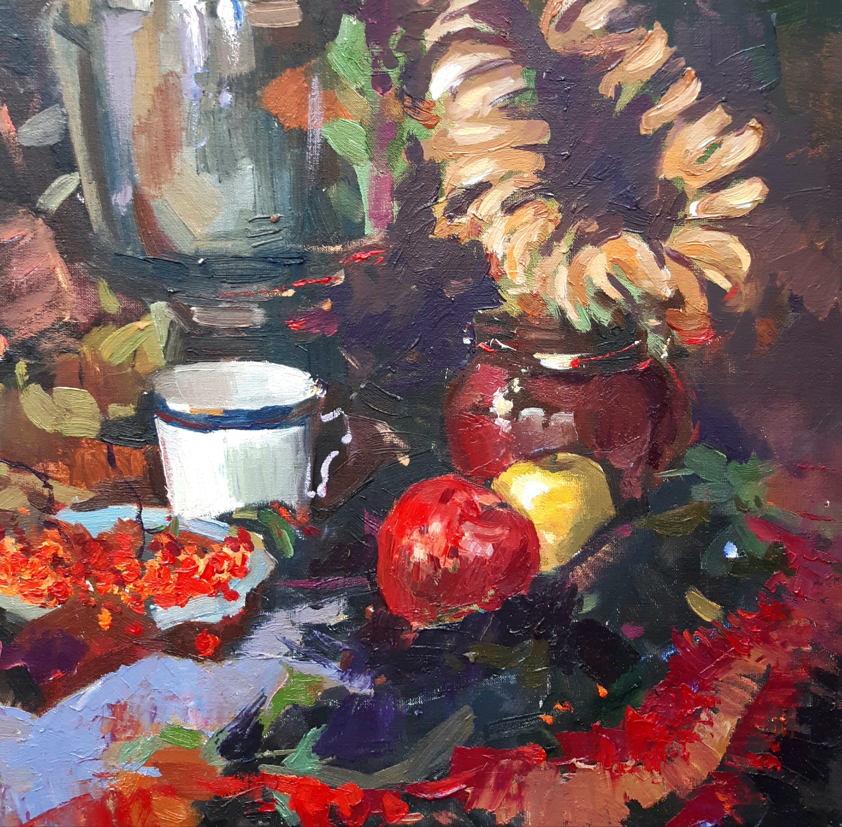 Original-Gemälde Ölgemälde Stillleben Küche Malerei | Etsy