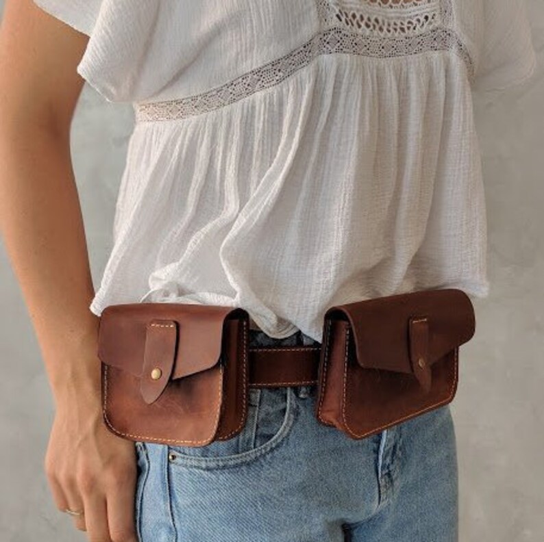 leather hip pack