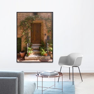 Tuscany Doorway, Doors of Tuscany, Architecture Photography, Fine Art Print, Travel, Flowers, Italy Photography | Wall Decoration | Wall Art