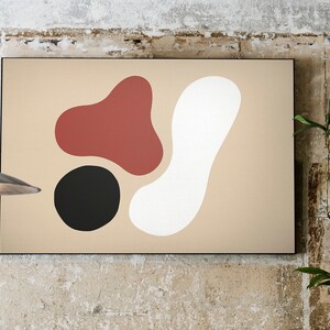 Abstract Shapes Art Print, Organic Shapes Print, Mid Century Modern, Minimal Art, Abstract Poster, Wall Decoration | Wall Art | MDRN HOME