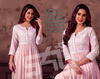 flared anarkali kurti