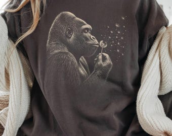 Bigfoot Dandelion Blowing Comfort Colors shirt,Peaceful Sasquatch tshirt