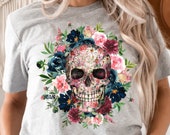 Dia de los muertos shirt,Day of the dead,Sugar Skull shirt,Mexico shirt,Halloween shirt,Sugar skull women,Halloween Costume,Skull tee,Unisex