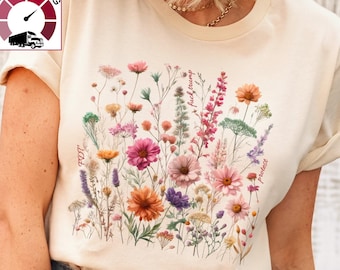 Subtle Floral Anti Trump Shirt,fuck Trump Floral Shirt