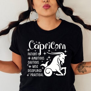 Capricorn shirt,January Birthday gift,Gift for Capricorn,Horoscope shirt for Capricorn,Astrology shirt Capricorn,Zodiac birthday Capricorn,