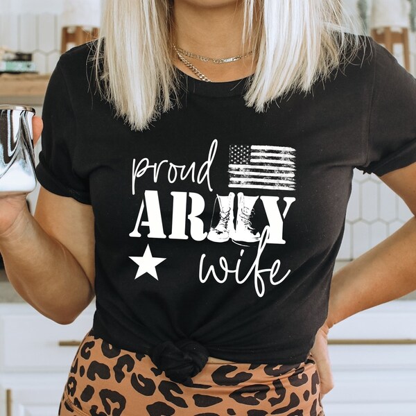 Army Wife Shirt Etsy