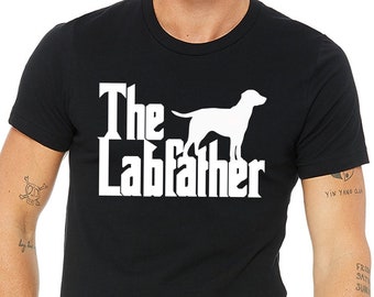 The Labfather Shirt,Lab Dad Shirts,Labrador Retriever Gifts for Men,Dog Dad Tshirt,Lab Gifts for Man,Lab Christmas Gift Men,Funny Lab shirts