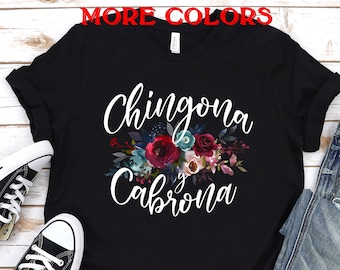 Chingona y Cabrona shirt,Chingona shirt,Mexican Shirt Women,Cabrona shirt,Latina Shirt,Mexicana,Texas Shirt Women,mexican gift,Unisex tee