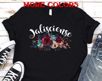 Chemise Jalisciense, chemise Jalisco, chemise Mexico, chemise mexicaine femme, chemise latina, chemise espagnole femme, t-shirt mexicain femme, vêtements mexicains, unisexe