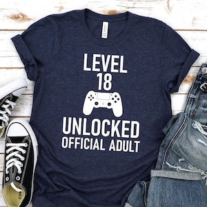 18th birthday shirt,Official Adult shirt,18th birthday gift boys,18th birthday gift girls,Adultish,18 old shirt,Funny Adult tee,Unisex