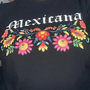 T-shirt Femme Mexicana Fierté Hispanique - 100% Coton, Coupe Classique, Neuf Avec étiquette