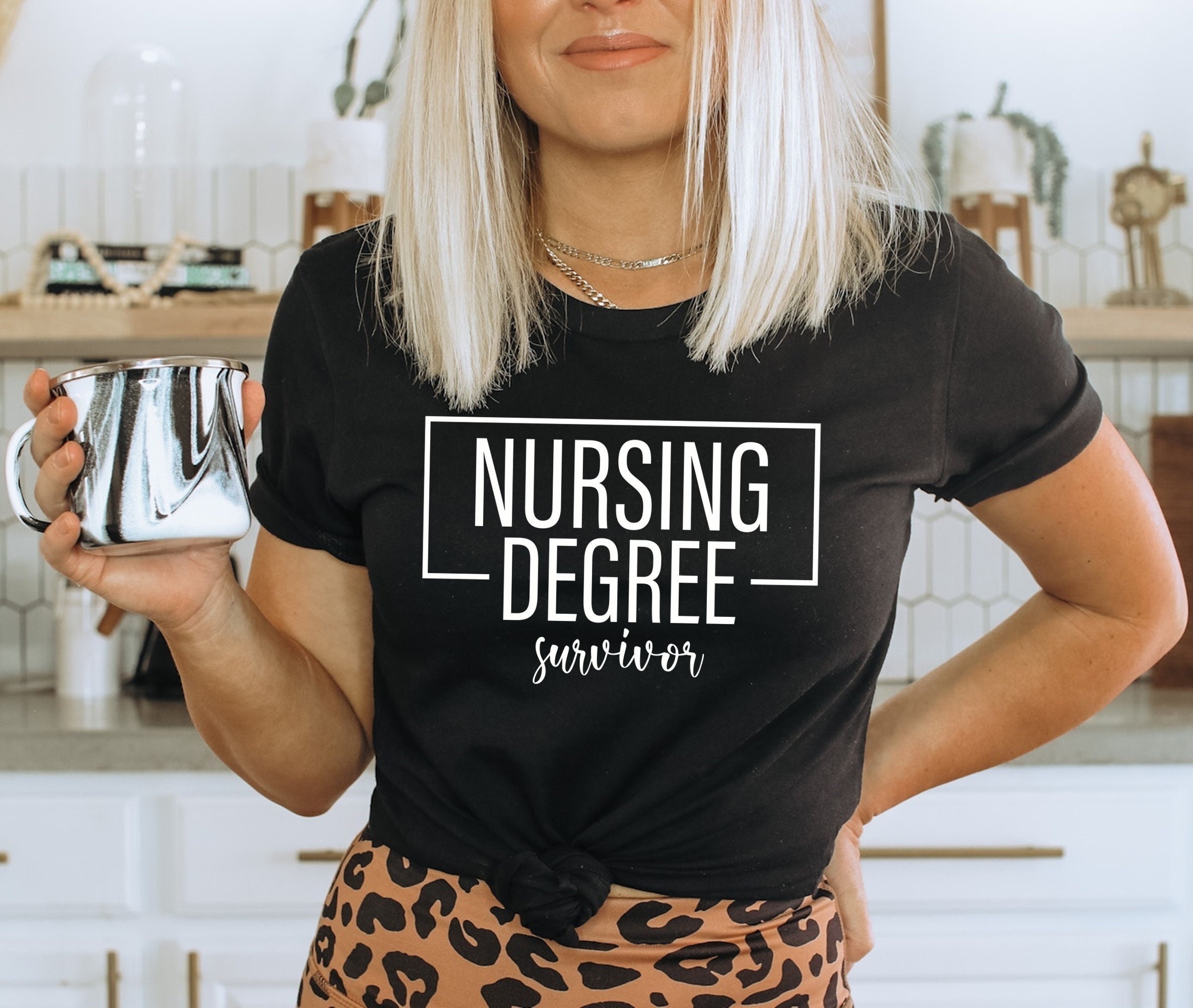 Nursing Degree Survivor shirt,Nusing Graduate,Masters in nursing,Bachelors degree gift,Nursing Student,BSN gift,Doctor of Nursing Practice