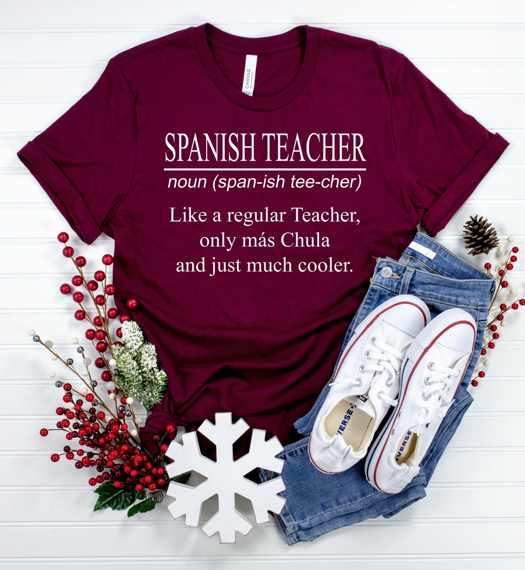 SPANISH Teacher Definition Shirt,spanish Teacher Gift,teacher
