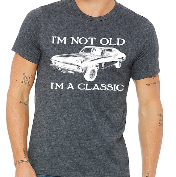 Classic Car Lover Shirt, Retro Car Enthusiast Tee, Unique Gift Idea, I'm Not Old, I'm A Classic Car Driver T-shirt, Retro Car Fan Apparel