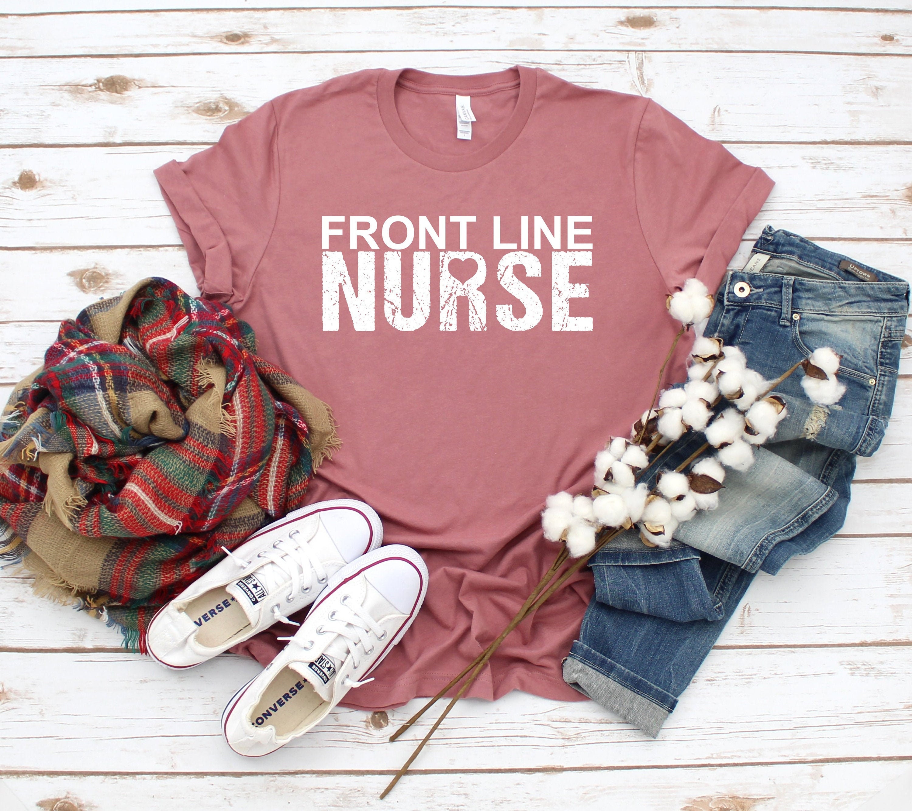 Front Line Nurse Shirticu Nurse Shirticu Nurse Giftrn   Etsy