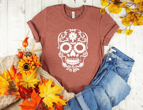 Sugar Skull Shirt,Dia de los Muertos,Mexican Halloween Shirt,Mexican shirt Women,Day of the Dead,Mexican Halloween,skull shirt,Unisex tee