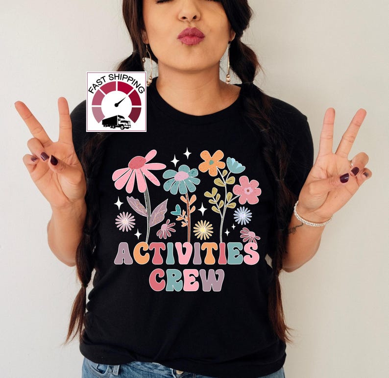Activities Crew Shirt,activity Sqad Tshirt,activity Team Top,program ...