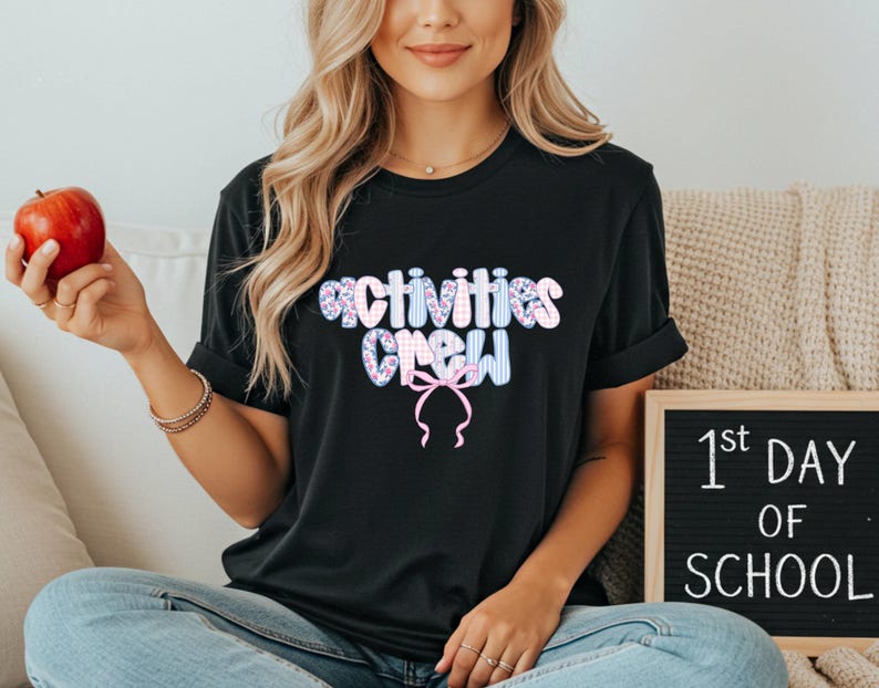Acitvities Crew Comfort Colors® Shirt,preppy Activity Shirt,activity ...