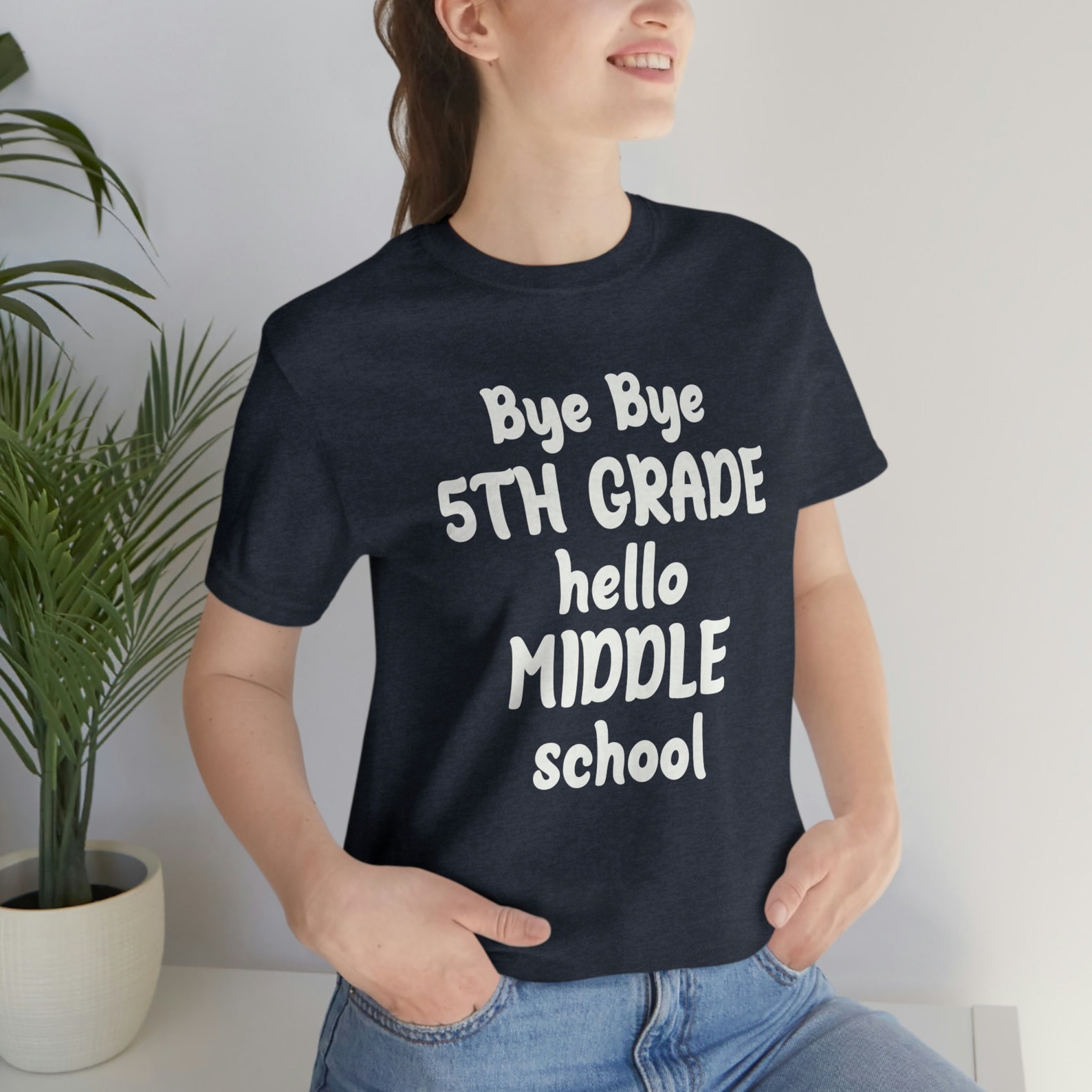 Bye Bye 5th Grade Hello Middle School Shirtend of Year - Etsy