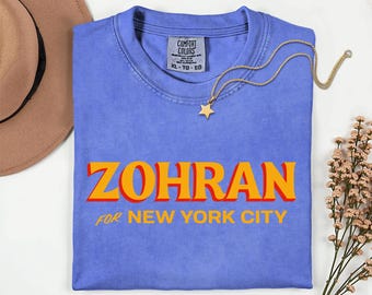 Mayor Zohran Mamdani 2025 tshirt,Zohran for New York City,NYCs First Muslim Mayor,Vote for Zohran,Rank Zohran,Democrat Activist tee