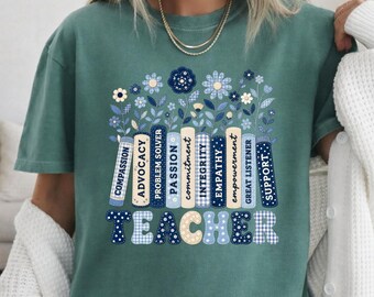 Floral SPED Teacher Comfort Colors shirt,Advocacy shirt,Autism Teacher tee,Preppy Special Education Back to school tee,Acceptance tee
