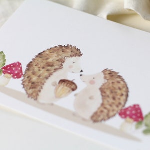 Igel karte Geschenk Postkarte kinder Geschenk Diana Marc Illustration Illustrierte karte Geschenk Berlin