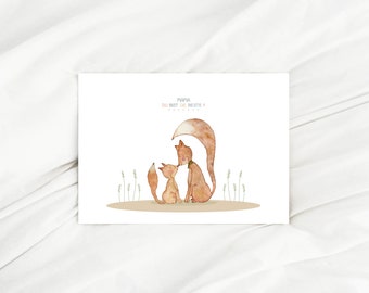 Carte pour maman Vous êtes la meilleure carte pour la fête des mères Carte de félicitations Maman Photos Fox Carte de fête des mères Cadeau Mère Maman Carte Cadeau