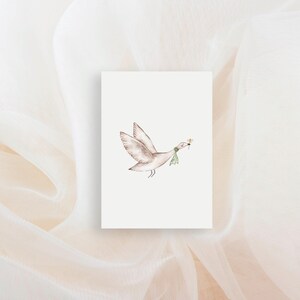 Minikarte Vogel Din A7 Geburtstagskarte Postkarte Kinder Karte Geschenk Geschenkanhänger Geschenkverpackung Vogel Karte Geburtstagsgeschenke