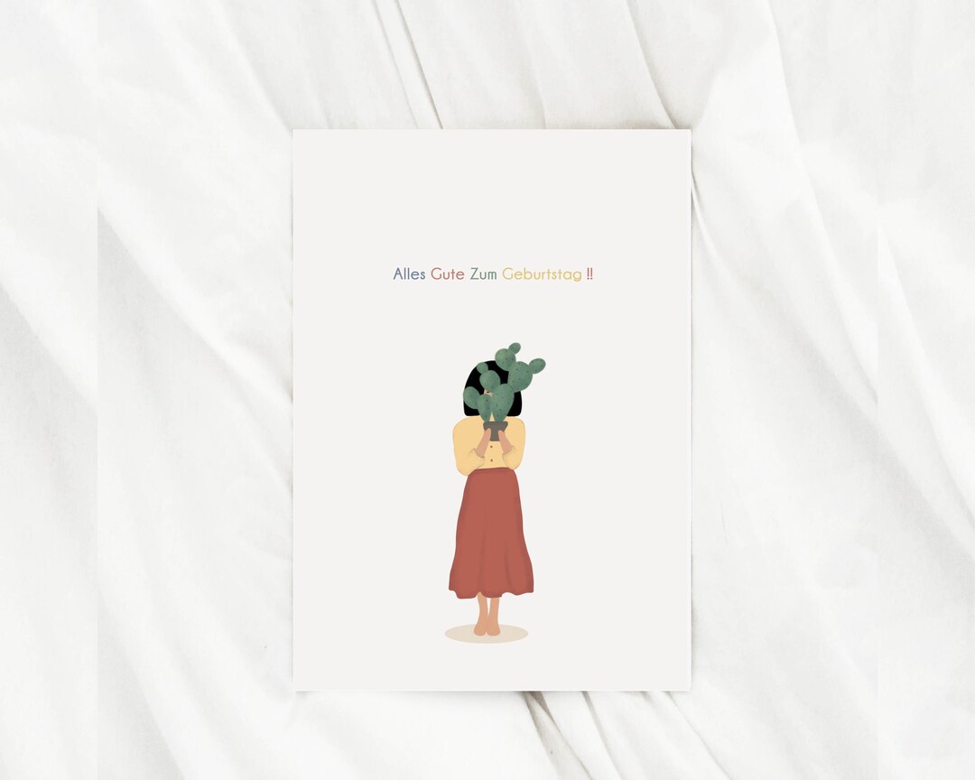 AIBAOBAO 3D Pop Up Karte Mit Lamas & Kaktus - Lustige Geburtstagskarte Mit Umschlag