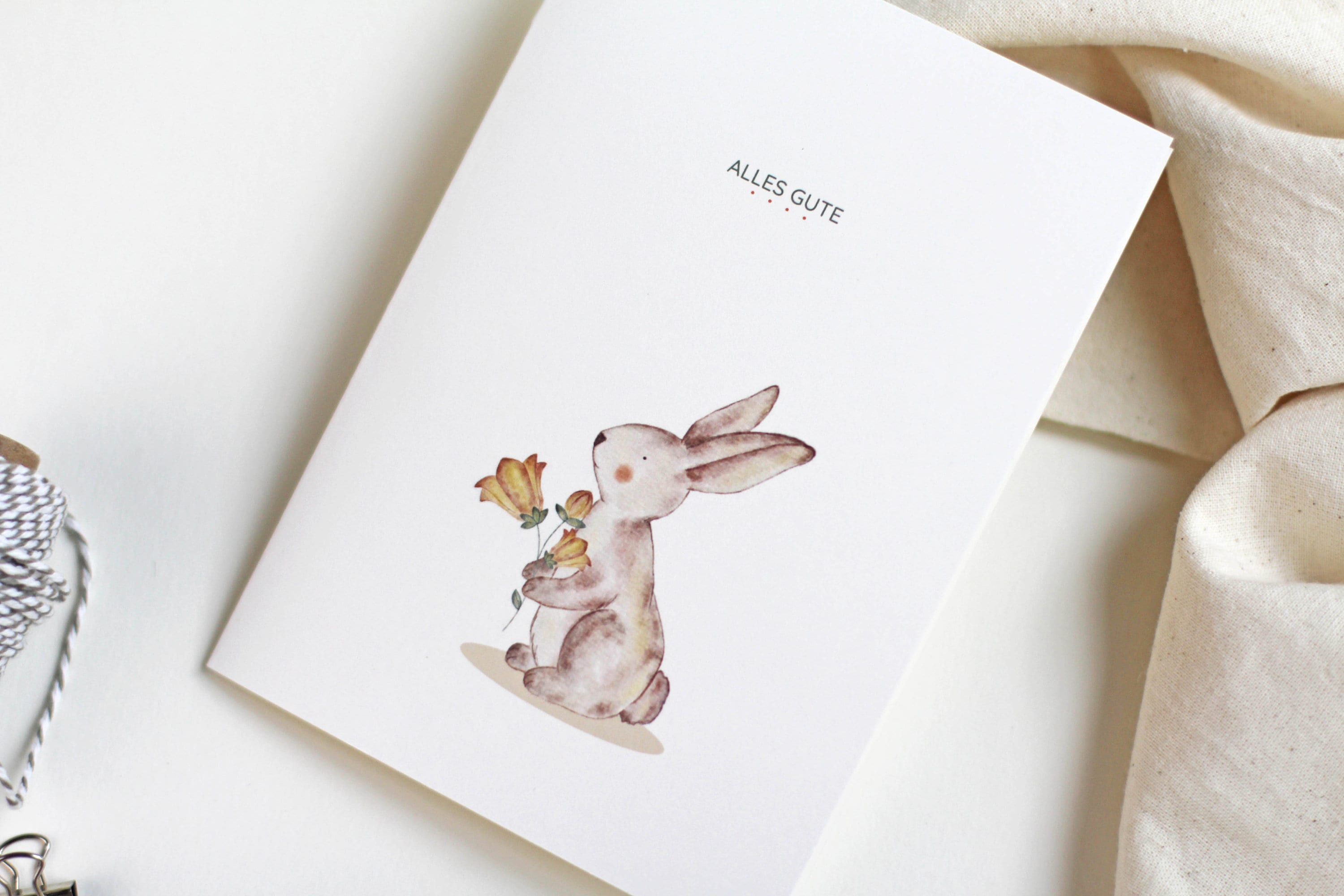 Geburtstagskarte Kaninchen karte Geburtstag kinder Alles Gute