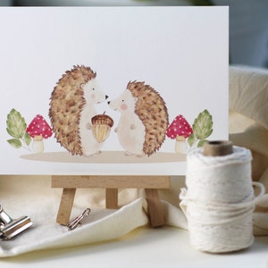Igel Karte Igel Mini karten Geschenk Kinderkarte Igel Illustration Diana Marc Illustration Verschenken karten Geburtstag