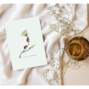 Postkarte Geburtstag Marienkäfer Geschenk Geburtstag Postkarte Geschenk Geburtstagskarte Glückwunsch Postkarte Geburtstagskarte Marienkäfer