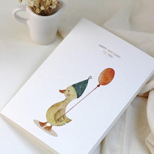Happy Birthday Karte Geburtstagskarte Kinder Geschenk Diana Marc Illustration