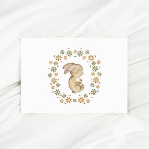 Postkarte Hase A6 Osterkarte Kindergeburtstag Postkarte Geburtstag Geburtstagskarte Geburtstag Geschenk Mama Geschenk Geburt Geschenk