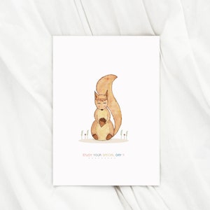 Geburtstagskarte Eichhörnchen Karte zum Geburtstag kinder  Enjoy your Special Day karte Tierische karte Glückwunschkarte Geburtstag Geschenk