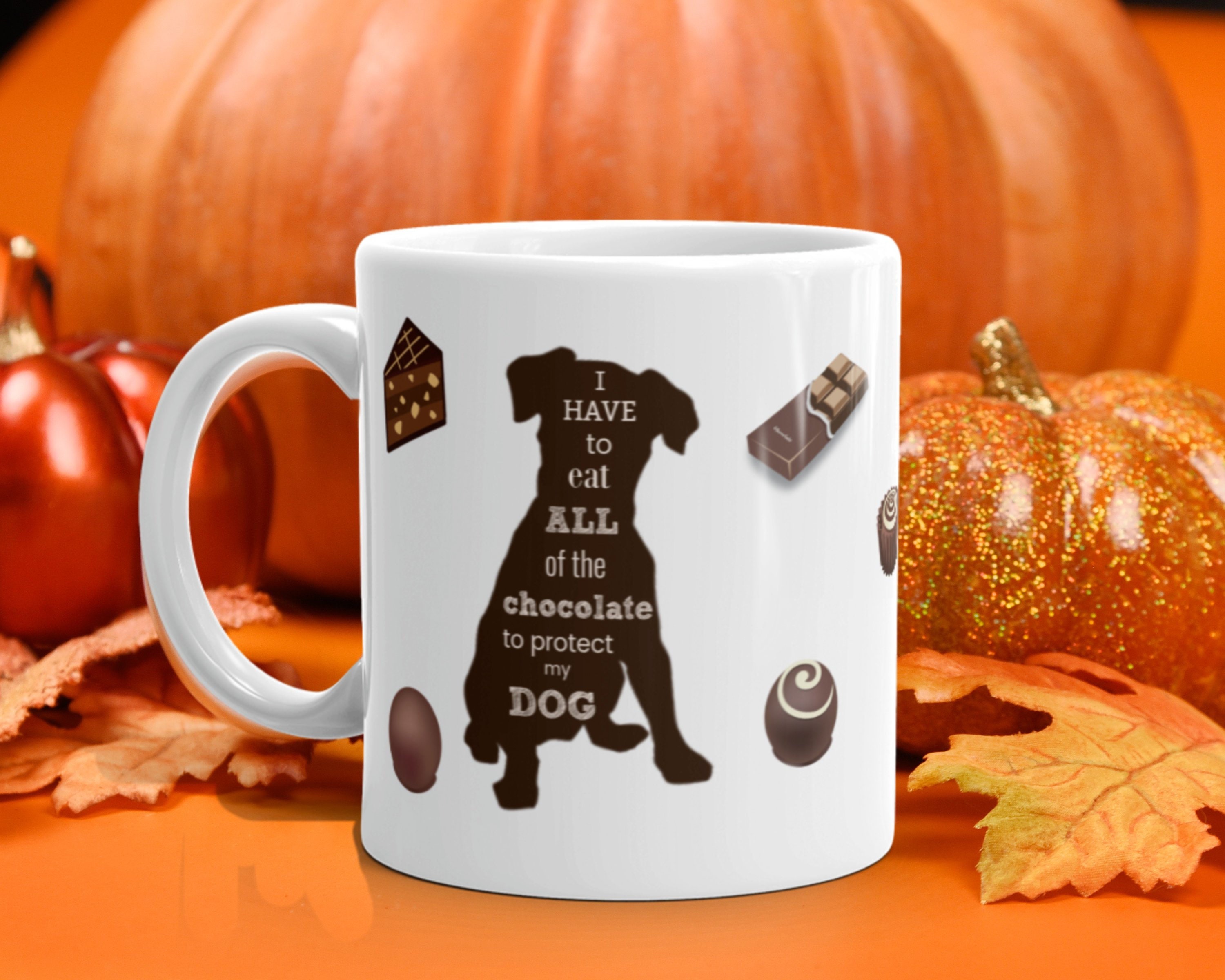 Dog Lover Mug Funny Coffee Mug Halloween Mug Chocolate | Etsy