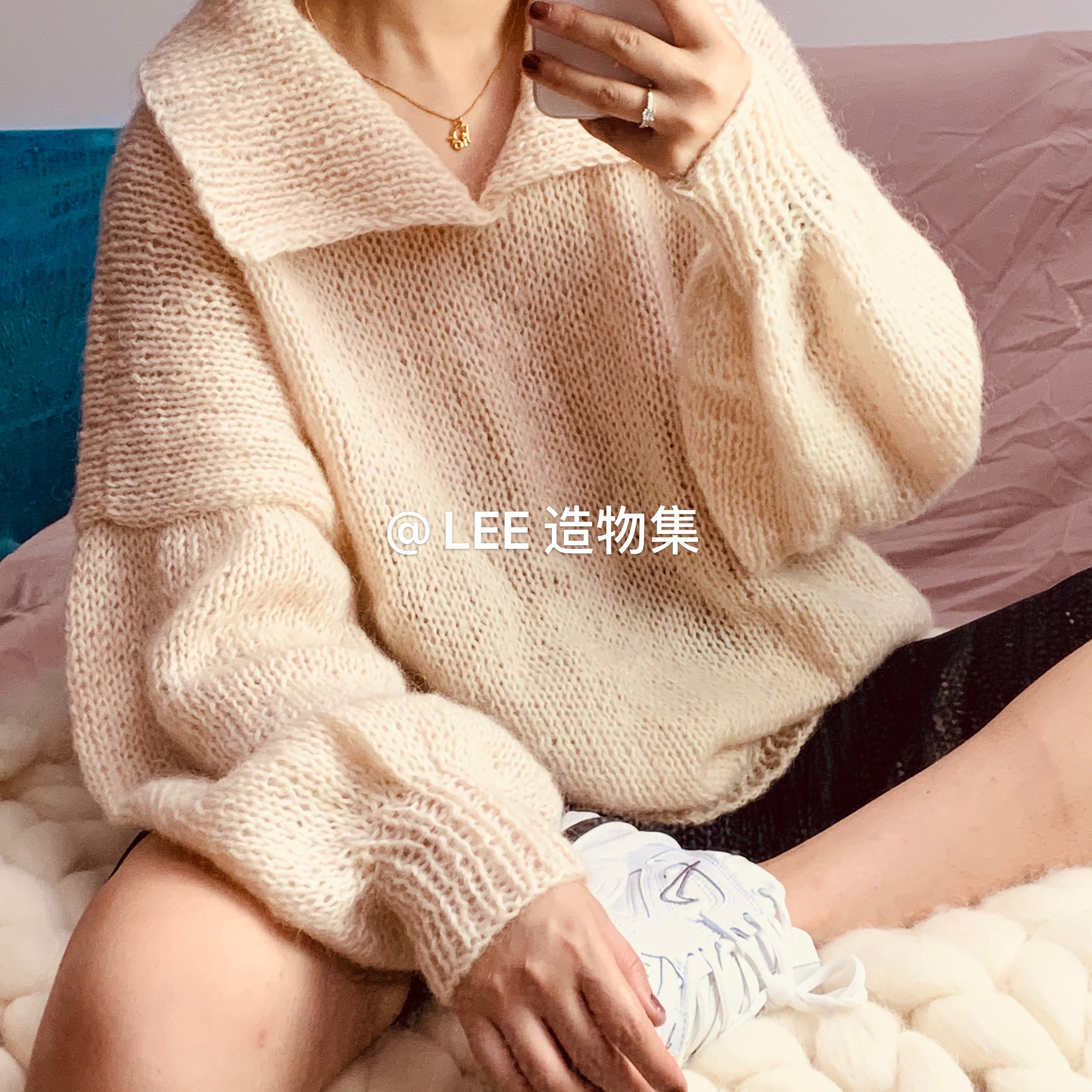 Big collar sweater Clearance