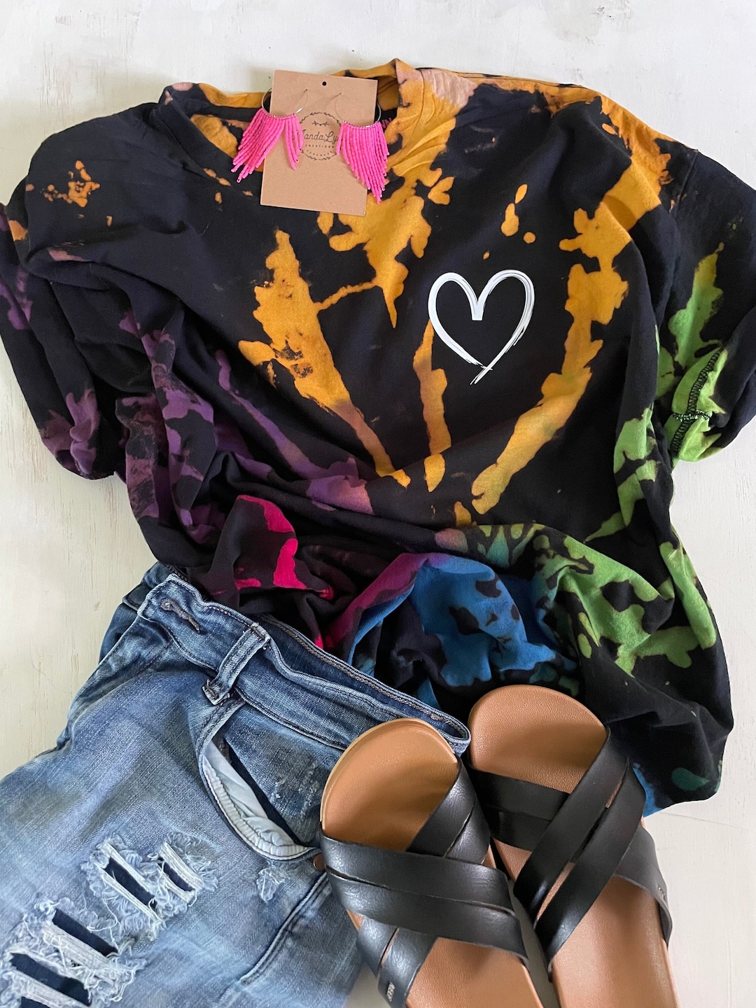 reverse tie dye shirt for sale