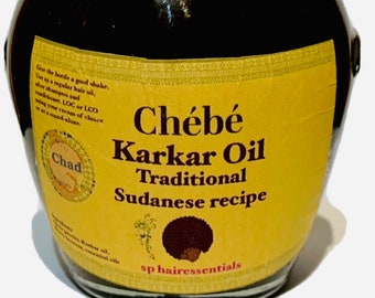 Chebe Karkar Oil, (Sudanese Recipe) Chebe Hair paste, reduce shedding, breakage, repair dry, damaged strands,, retain new growth, smooth mix