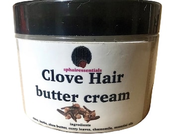 Clove & Rosemary Hair Butter promotes hair growth Strengthen  and Nourishes  4ABC hair  with our deeply moisturising ingredients