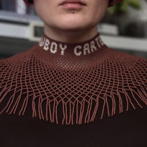 Collier à franges massives Beyonce Cowboy Carter, collier country, tenue de tournée