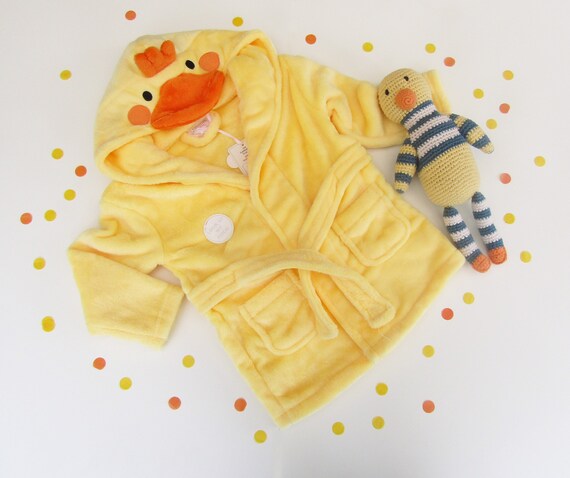 baby duck dressing gown