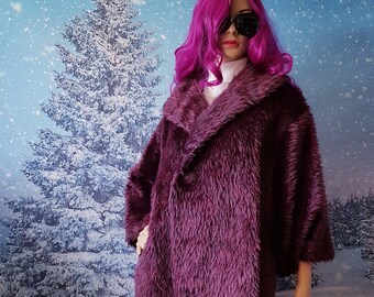 Vintage Coat: Fab Vintage 1960s Japanese Oriental Flared Kimono