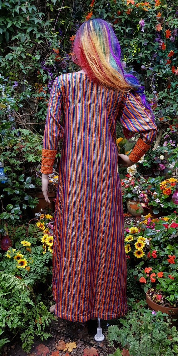 Vintage Kaftan: Funky Vintage 1970s Psychedelic R… - image 10