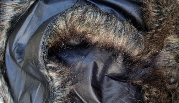 Vintage Stole: Lovely Vintage Brown Faux Fur Coll… - image 9