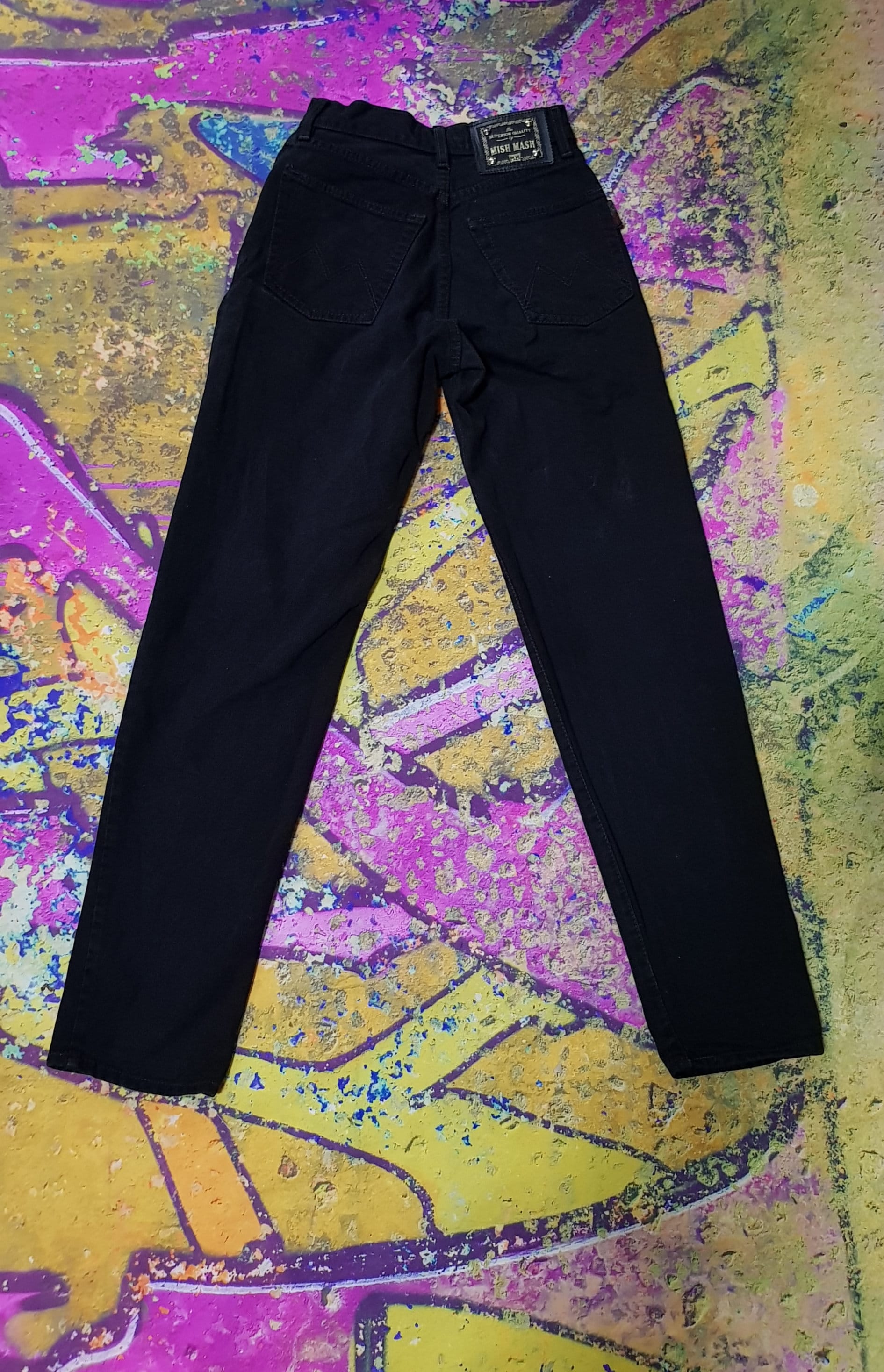 Vintage Jeans Lovely Vintage Early 1990s Black Denim Designer