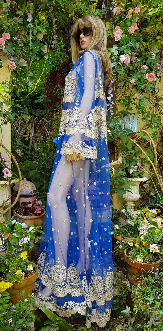 Vintage Kaftan: Stunning Vintage 1970s/80s Royal … - image 9