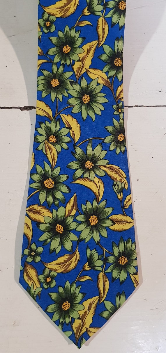 Vintage Men's Tie: Funky Vintage 1970s Psychedeli… - image 4