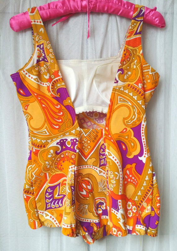 Vintage Swimsuit: Stunning Vintage 1960s/70s Yell… - image 10